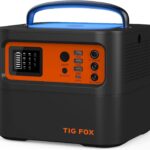 پاوربانک قابل حمل TIG FOX 500W، ژنراتور خورشیدی 540 وات مناسب کمپ و خانه باغ و سفر